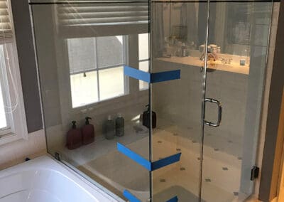 New shower enclosure