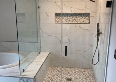 New shower enclosure