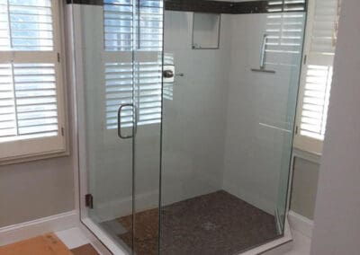 New shower enclosure