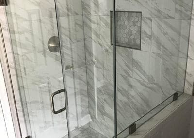 New shower enclosure