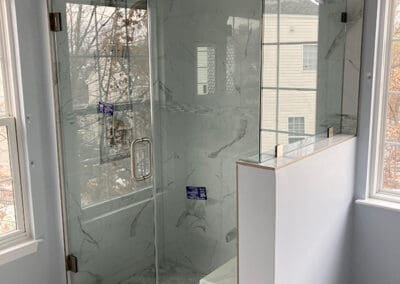 New shower enclosure