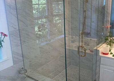 New shower enclosure