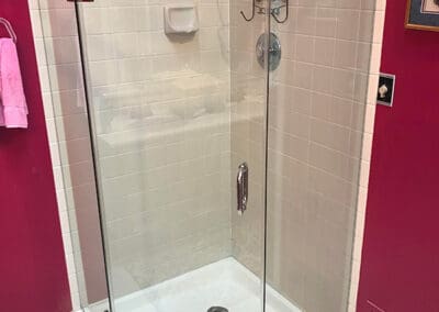 New shower enclosure